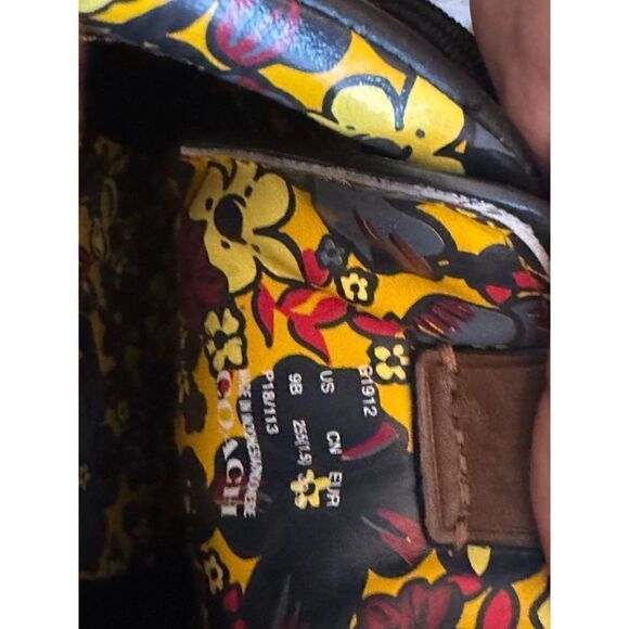 Coach c101 sherpa stars leather sneakers 9 womens - Picture 9 of 12